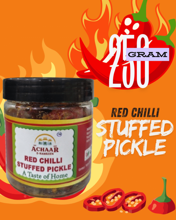 Red Chilli Stuffed Pickle - Image 2